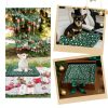 Clysee Christmas Cat Bed Self Heating Pet Mat Holiday Design-4