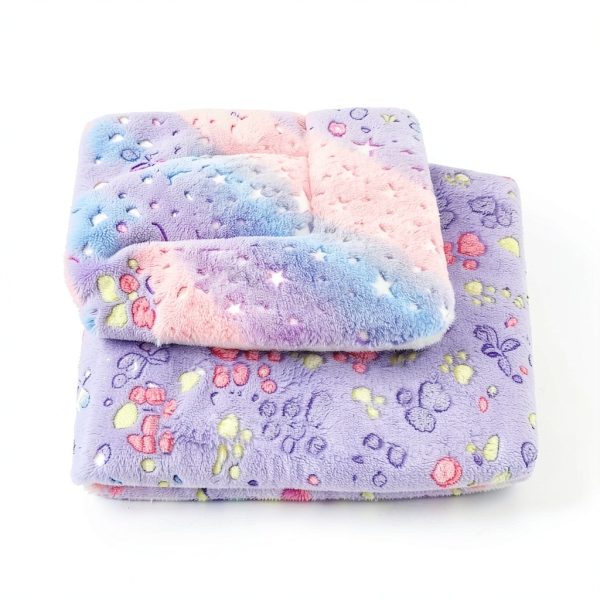 Tierecare Cat Blanket Lightweight Fleece Pet Bed Mat-3
