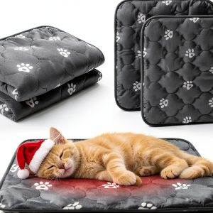 BEAUTYZOO Self Warming Pet Mat Cat Bed Mat Machine Washable-0