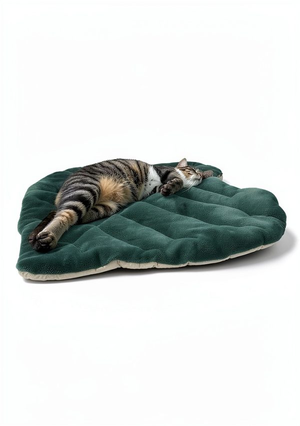 Rzxlszy Cat Leaf Mat Flannel Cotton Pet Bed Mat-8
