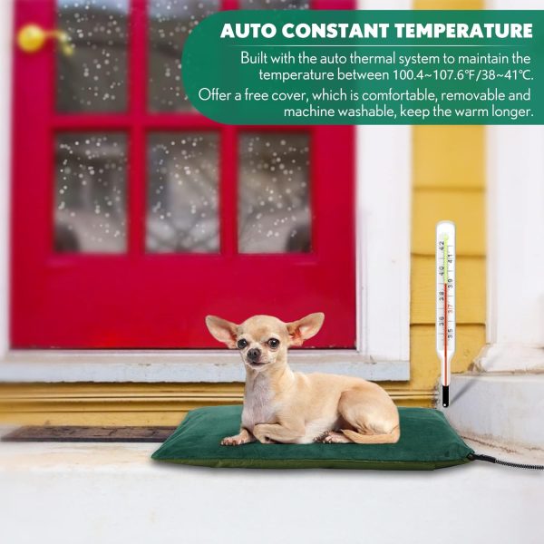 Petnf Waterproof Heating Pad for Dogs Cats Indoor Outdoor-2