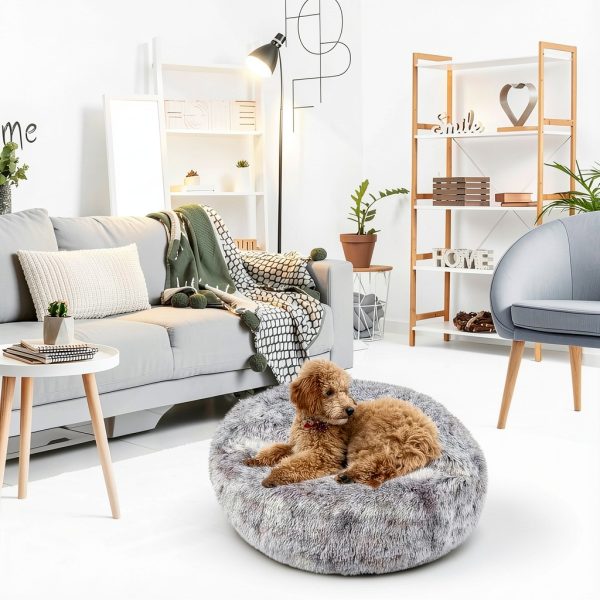 BELEEWILWON Shell Shaped Pet Bed Soft Faux Fur Cat Dog-5