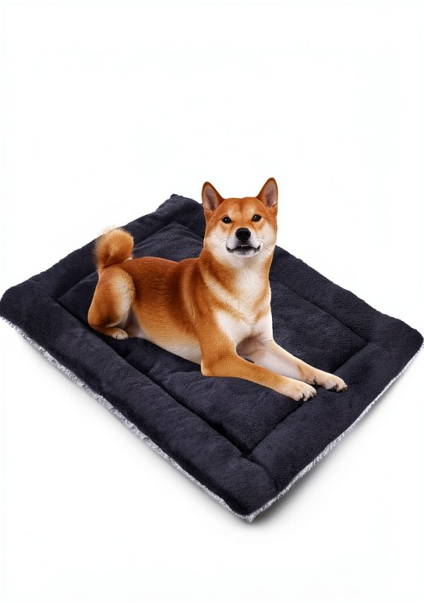 Papettly Self Heating Cat Bed Mat Plush Rose Velvet-4