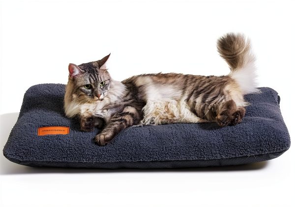 TIMSUNBER Self Warming Cat Bed Double Padded Removable-0