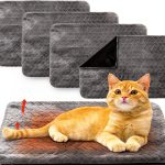 Drydiet Self Warming Cat Bed Mat Removable Washable Cover-0
