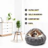 BELEEWILWON Shell Shaped Pet Bed Soft Faux Fur Cat Dog-2
