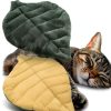 Rzxlszy Cat Leaf Mat Flannel Cotton Pet Bed Mat-3