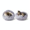 BELEEWILWON Shell Shaped Pet Bed Soft Faux Fur Cat Dog-4