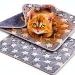 Clysee Self Warming Cat Bed Mat Waterproof Pet Blanket-0