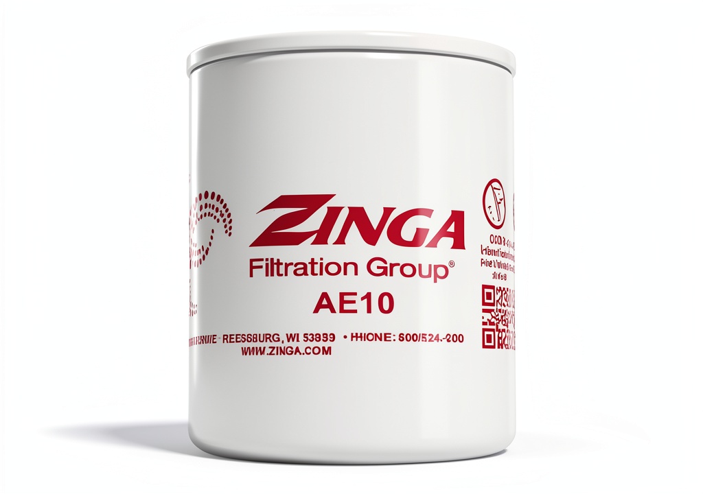 Zinga hydraulic filter installed in an industrial hydraulic system