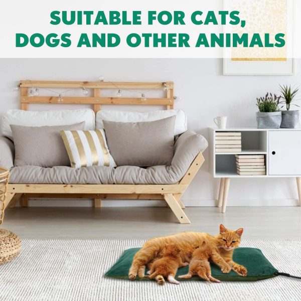 Petnf Waterproof Heating Pad for Dogs Cats Indoor Outdoor-8