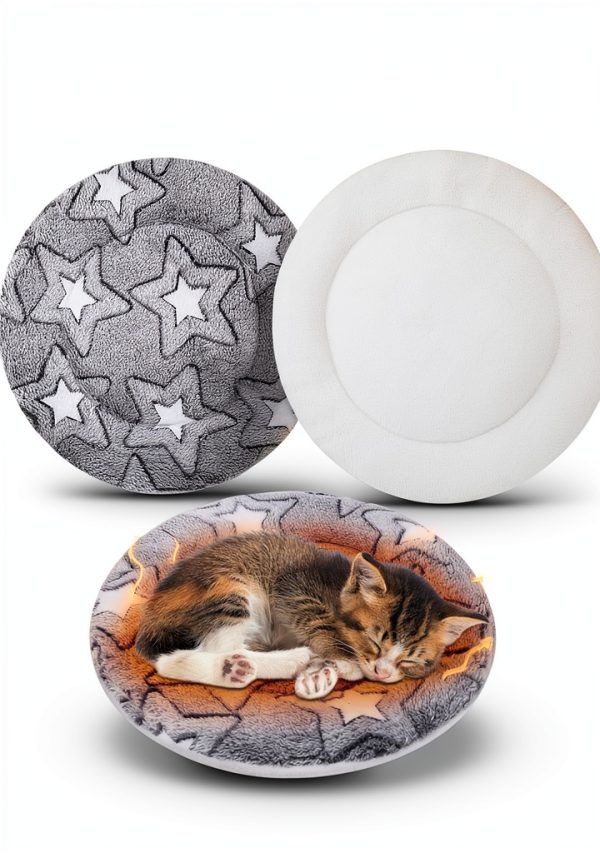 VitalCozy Self Warming Pet Pad Cat Bed Mat Machine Washable-0